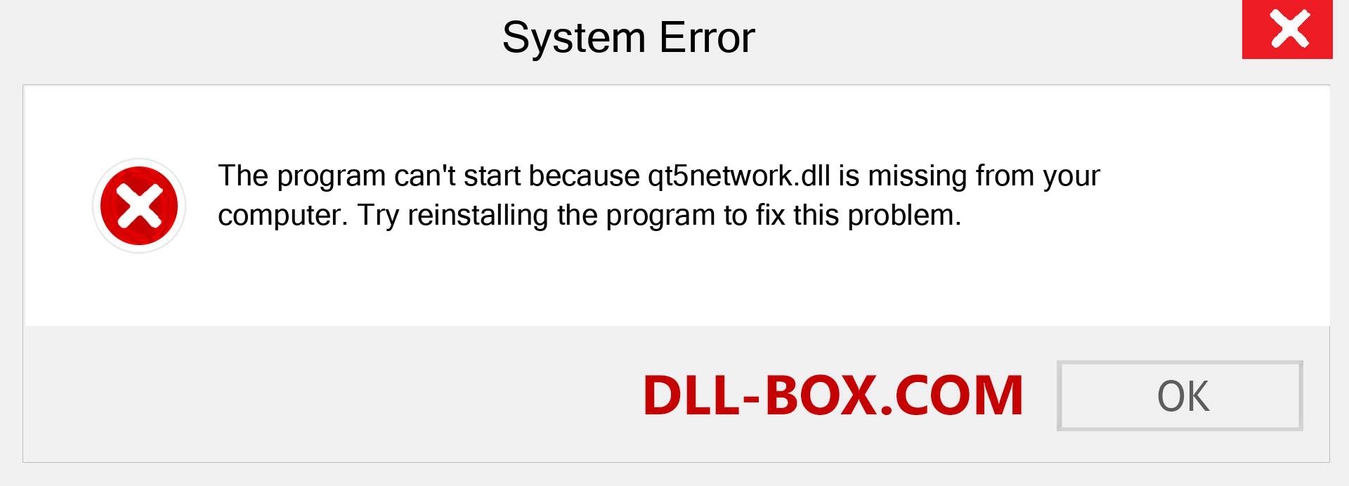  qt5network.dll file is missing?. Download for Windows 7, 8, 10 - Fix  qt5network dll Missing Error on Windows, photos, images